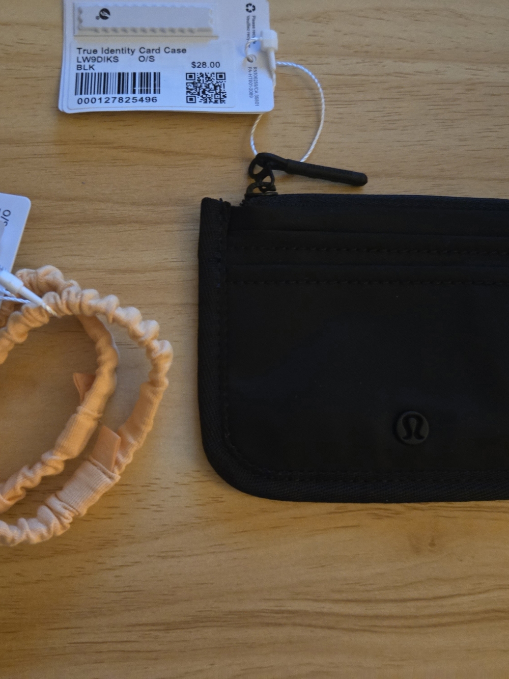 Lululemon True Identity Card Case and Scrunchie Bundle